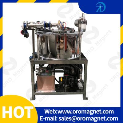 China Dry Powder Electric Magnetic Iron Separator For Non Ferrous dried powder feldspar chemical food medicine for sale