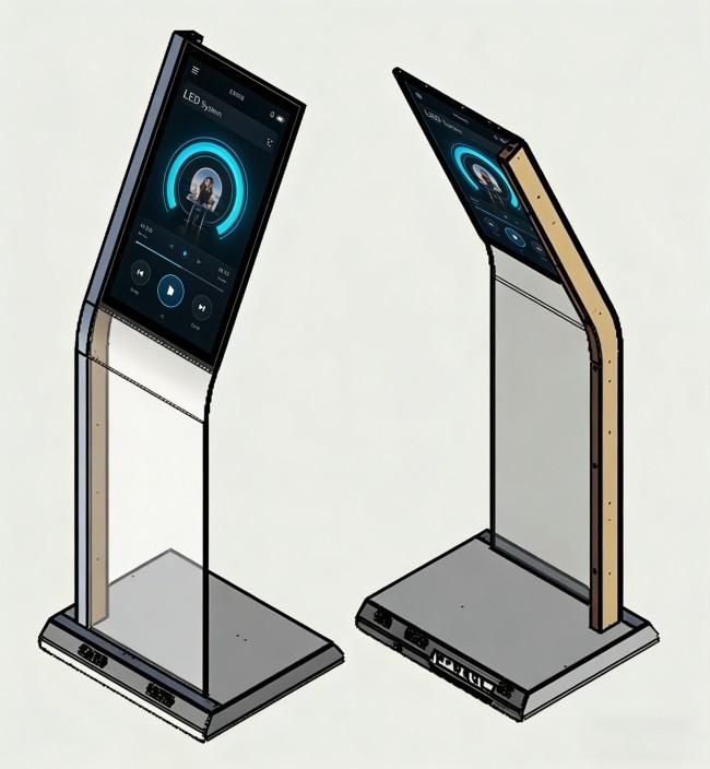 30-inch OLED transparent display showcase