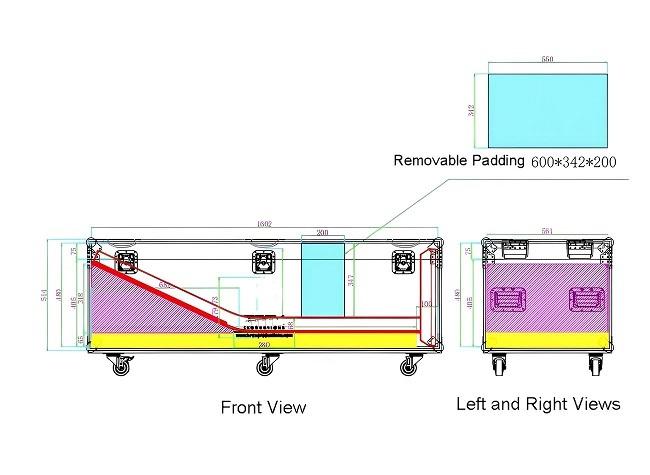 Museum exhibit using transparent OLED technology