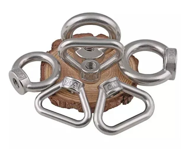 M8 M10 M12 M14 M16 M20 Stainless Steel 304 Triangle Ring Shaped Lifting Eye Bolt Nut