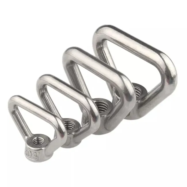 M8 M10 M12 M14 M16 M20 Stainless Steel 304 Triangle Ring Shaped Lifting Eye Bolt Nut