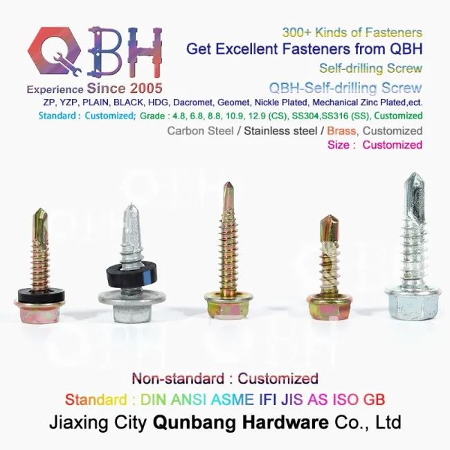 Qbh Customized Truss Wafer Head SDS Screw