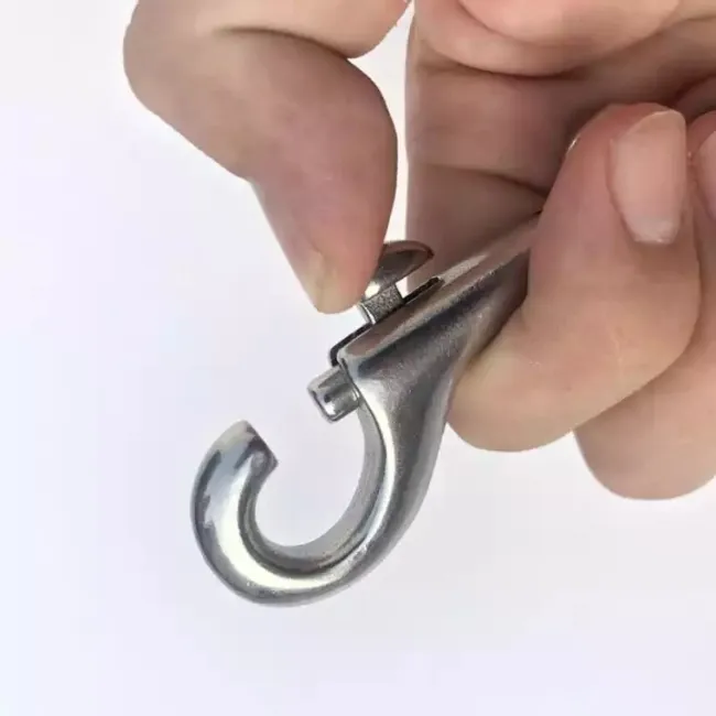 Stainless Steel Double End Bolt Clips 100mm Heavy Duty Snap Hook for Sucba Diving Pet Chain