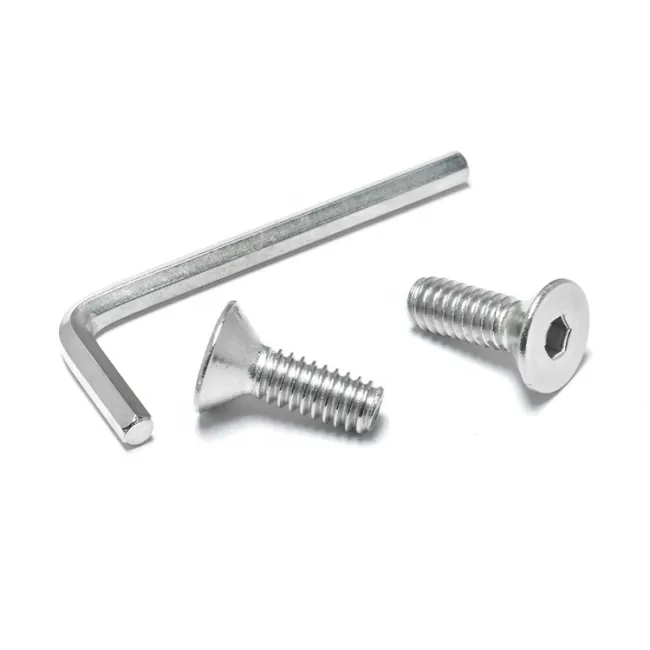DIN7991A2-70 Stainless Steel M5 Hexagon Socket Countersunk Head Screws Flat Head Bolt Hex Socket Csk Head Machine Screw