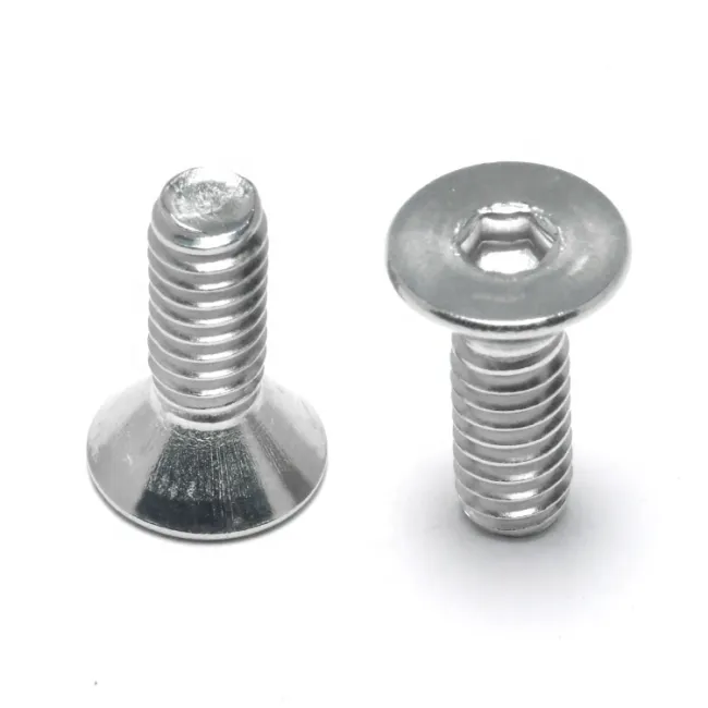 DIN7991A2-70 Stainless Steel M5 Hexagon Socket Countersunk Head Screws Flat Head Bolt Hex Socket Csk Head Machine Screw
