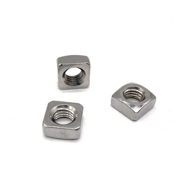 DIN557 M3 Stainless Steel 304 316 Square Weld Nut