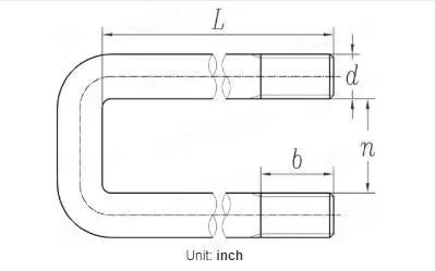 Qbh Standard & Customized OEM ODM U Bolt Screw Nut Washer Plate Ship Boat Shipyard Pipe Support Marine Fastener