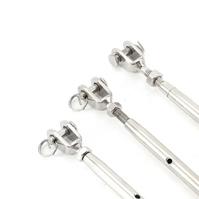 Stainless Steel Closed Body Turnbuckle Adjustable Tensioner U. S Type Drop Forged Turnbuckle Jaw&Jaw for Riggings