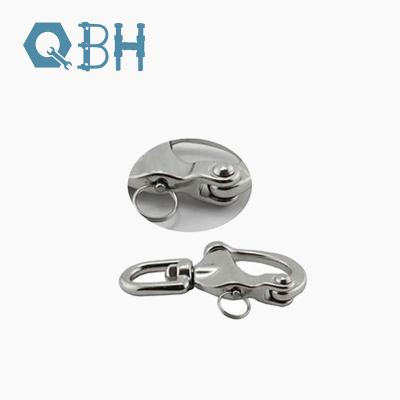 China Spring Swivel Eye Snap Shackles Loop Type Hot Galvanizing for sale