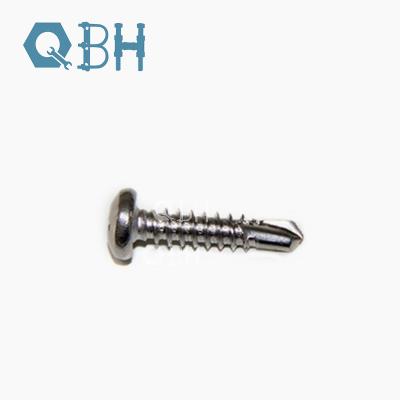 China Plain Phillips Stainless Steel Self Drilling Screw Cross Recessed Pan Head M10 for sale