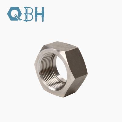China Stainless Steel Hex Head Nut M12 - M52 Coarse / Fine Thread Hexagon Thin Nut for sale