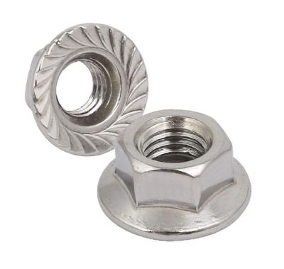 China Cold Forging 304 316 DIN6923 M5 To M20 Stainless Steel Nut for sale