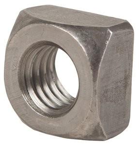 China Single Chamfer HDG M3 TO M24 6T Stainless Steel Square Nuts for sale