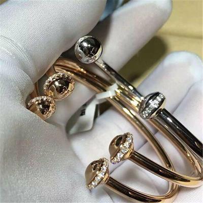 China Luxury jewe factory bracelet  gold diamond  18k gold  white gold yellow gold rose gold diamond bracelet for sale