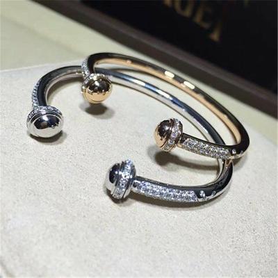 China Luxury jewe factory bracelet  gold diamond 18k gold  white gold yellow gold rose gold diamond bracelet for sale