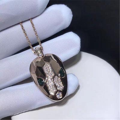 China Factory jewels B Serpenti series  necklace 18k gold white gold yellow gold rose gold  diamond  necklace for sale
