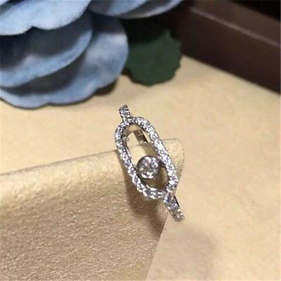 China Jewelry factory in Shenzhen, China Mk ring 18k white gold yellow gold rose gold diamond ring for sale