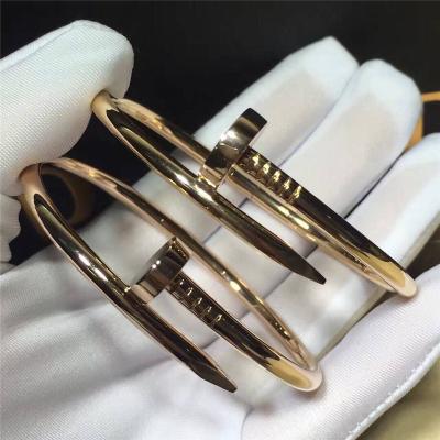 Китай C luxury just nail bracelet 18k gold  white gold yellow gold rose gold bracelet  Jewelry factory in Shenzhen, China продается