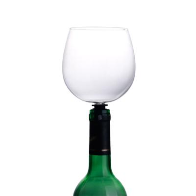 China Borosilicate 16oz Wine Glass , Topper Drink Straight Wine Tasting Glasses for sale