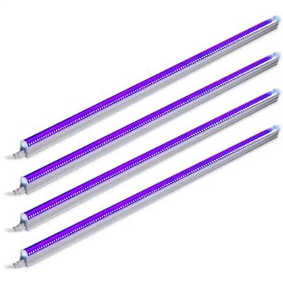 China Clear Cover UV LED Tube Lights with 365nm, 395nm 120cm 20W SMD 2835 LED Chip 5000 Lifespan for sale