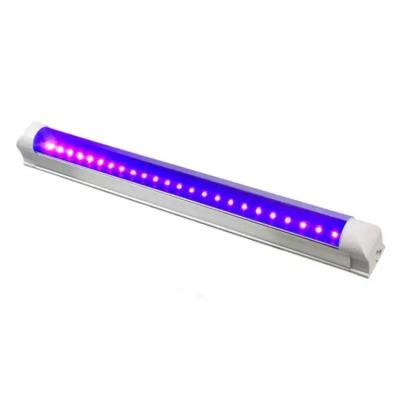 China Flicker Free UV LED Tube Lights with 365nm, 395nm 85-265V AC EU or US Plug 5 Years Warranty for sale