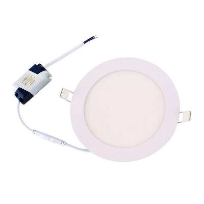 China White Frame Cover LED Round Panel Light With Aluminum and PC cover 24W/30W 5 Years Warranty for sale
