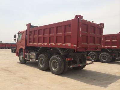 China 6x4 16m3 10 roda caminhões de caminhão basculante resistentes de LHD com o pneu Tr668 Tr691 do tipo do triângulo à venda