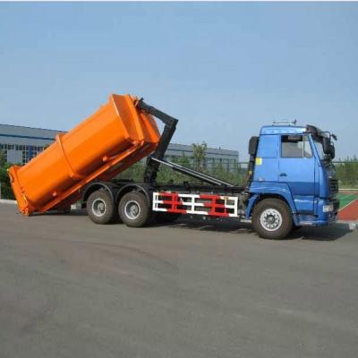 China Caminhão de elevador do gancho de 10 rodas para a recolha de lixo e o transporte ZZ1257M4347C modelo à venda