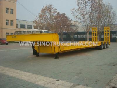 China 13.5M Low-bed Semi-trailer  3 PCS BPW axles 315/80R22.5 tyres  ABS  Optional for sale