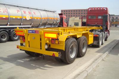 China Yellow 40 Ton 1X40 Or 2X20 Container Delivery Trailer For Multi Purpose for sale