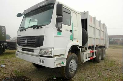 China 6x4 Euro II Emission Standard Trash Compactor Truck , Compact Garbage Truck 12m3 for sale