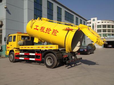 China padrão de emissão do Euro II do caminhão da sução da água de esgoto do vácuo de 336/371HP Sinotruk 6x4 à venda