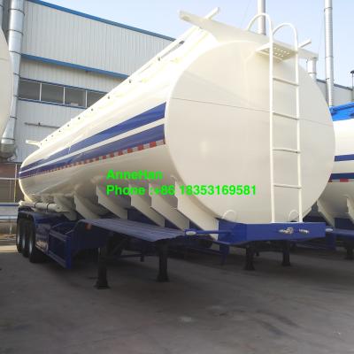 China Q235 50000L 3 Axles Oil Tank Trailer With Two Pipes for sale