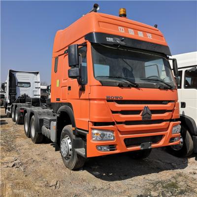 China Orange Howo Sinotruk 371 Trailer Head Truck ZZ4257V3241V for sale