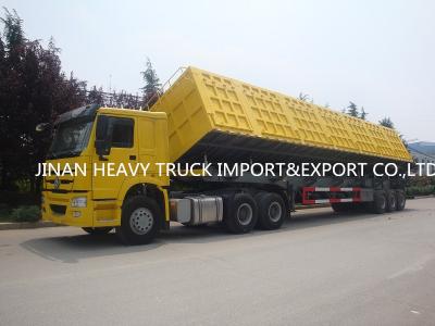 China 3 Axles 40 Cubic Meter Heavy Duty Semi Trailers Dump Tipper Trailers for sale