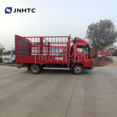China Cargo Transport 4x2 Light Cargo Box Van Truck 6 Wheelers Fence Sidewall Truck for sale