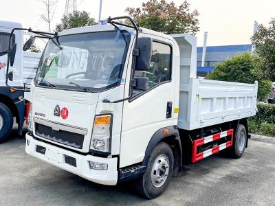 Chine Camion à la benne basculante 4X2 de faible puissance de Sinotruk Howo 10 - 15 tonnes pour le transport de gravier de chaux de sable à vendre