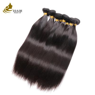 China Custom Raw Virgin Hair Bundles Peruvian Straight 24 inch for sale