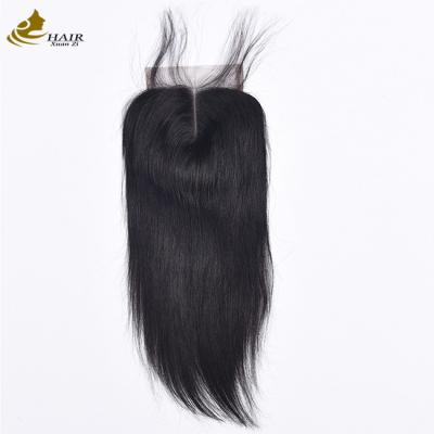 China Straight Brazilian Closure Hair Piece Lace Closure And Bundles 4X4 for sale