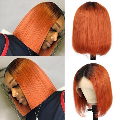 China Full Lace Front 613 Wig Human Hair Short Bob Wigs 130% Density for sale