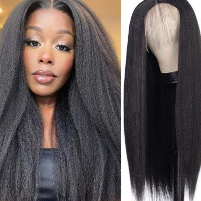 China Capless Glueless Wigs Human Hair 360 Kinky Straight ODM for sale
