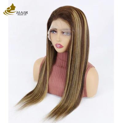 China Kinky Straight Customized Human Hair Wigs Brown Breathable for sale