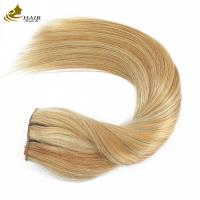 Quality Virgin Human Hair Clip In Extensions Ponytail Straight Piano Color for sale