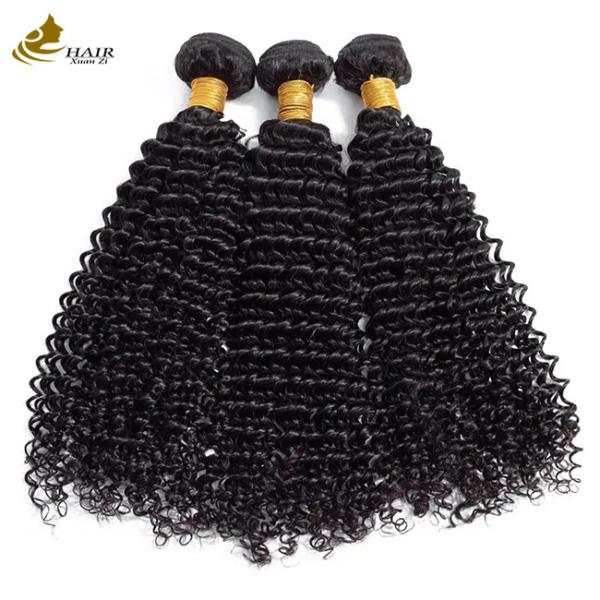Quality Curly Texture Afro Kinky Bundles Virgin Wavy Human Hair Bundles Weft for sale