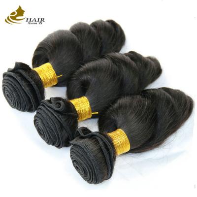 Китай Естественный чёрный Камбоджийский девственник 30 дюймов Бразильский волосы Loose Wave OEM продается