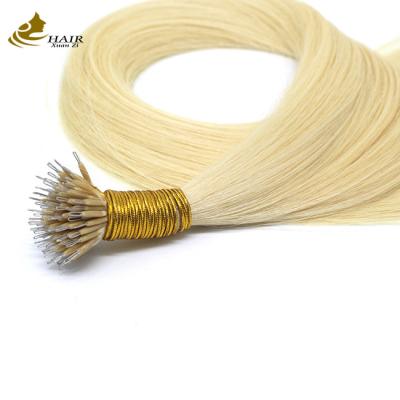 Китай 18 дюймовые Nano Ring Human Hair Extensions Кератин U Tip на заказ продается