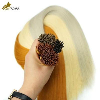 China 18 Inch Human Straight Prebonded Hair Extensions I Tip 50 Strands for sale