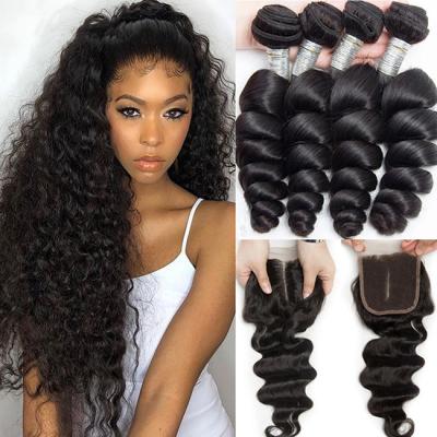China Remy Brazilian Human Hair Bundle Pack 10A 95g-100g Customized for sale