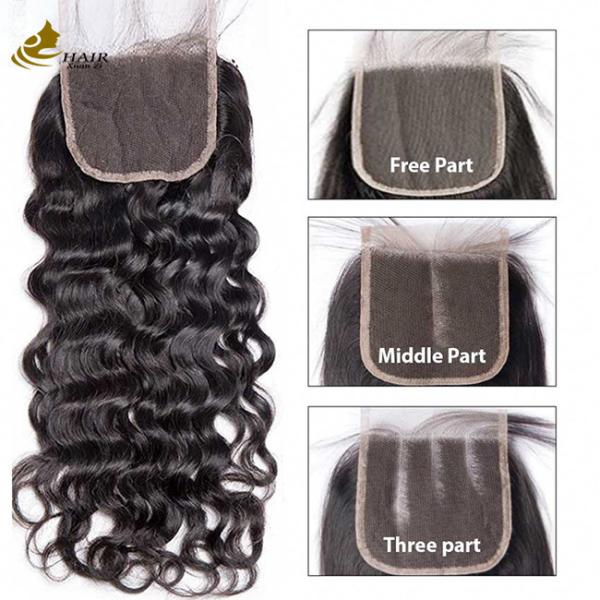Quality OEM Brazilian Unprocessed Virgin Hair Bundles Black Colored for sale