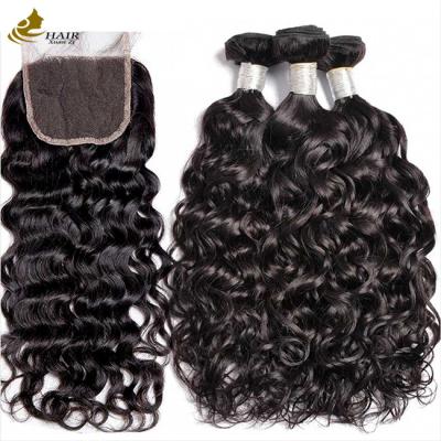 China OEM Brazilian Unprocessed Virgin Hair Bundles Black Colored for sale